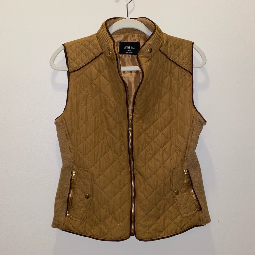 Tan vest